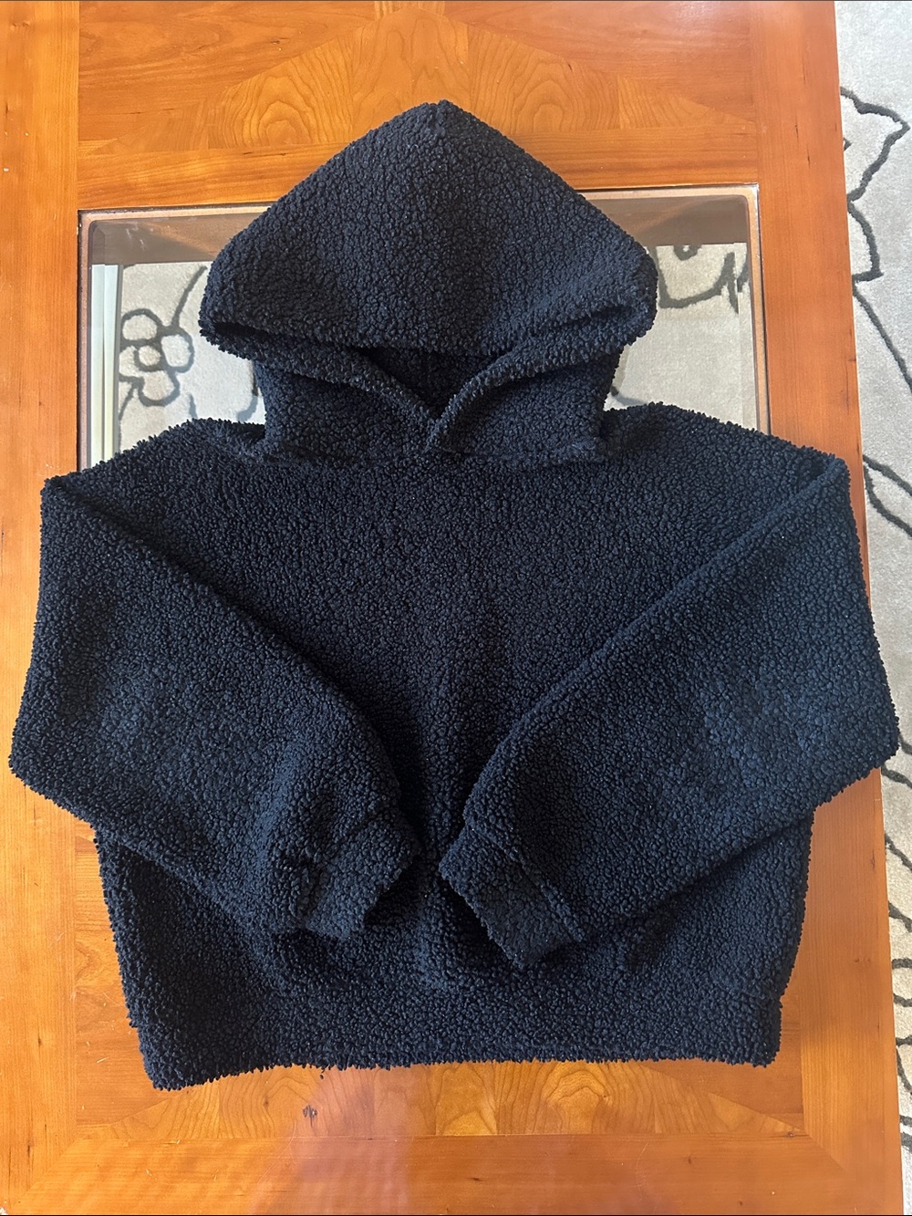 Levi's Black Sherpa Pullover Hoodie